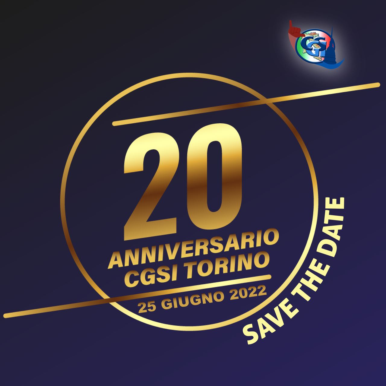Save the Date - 20° Anniversario CGSI Torino