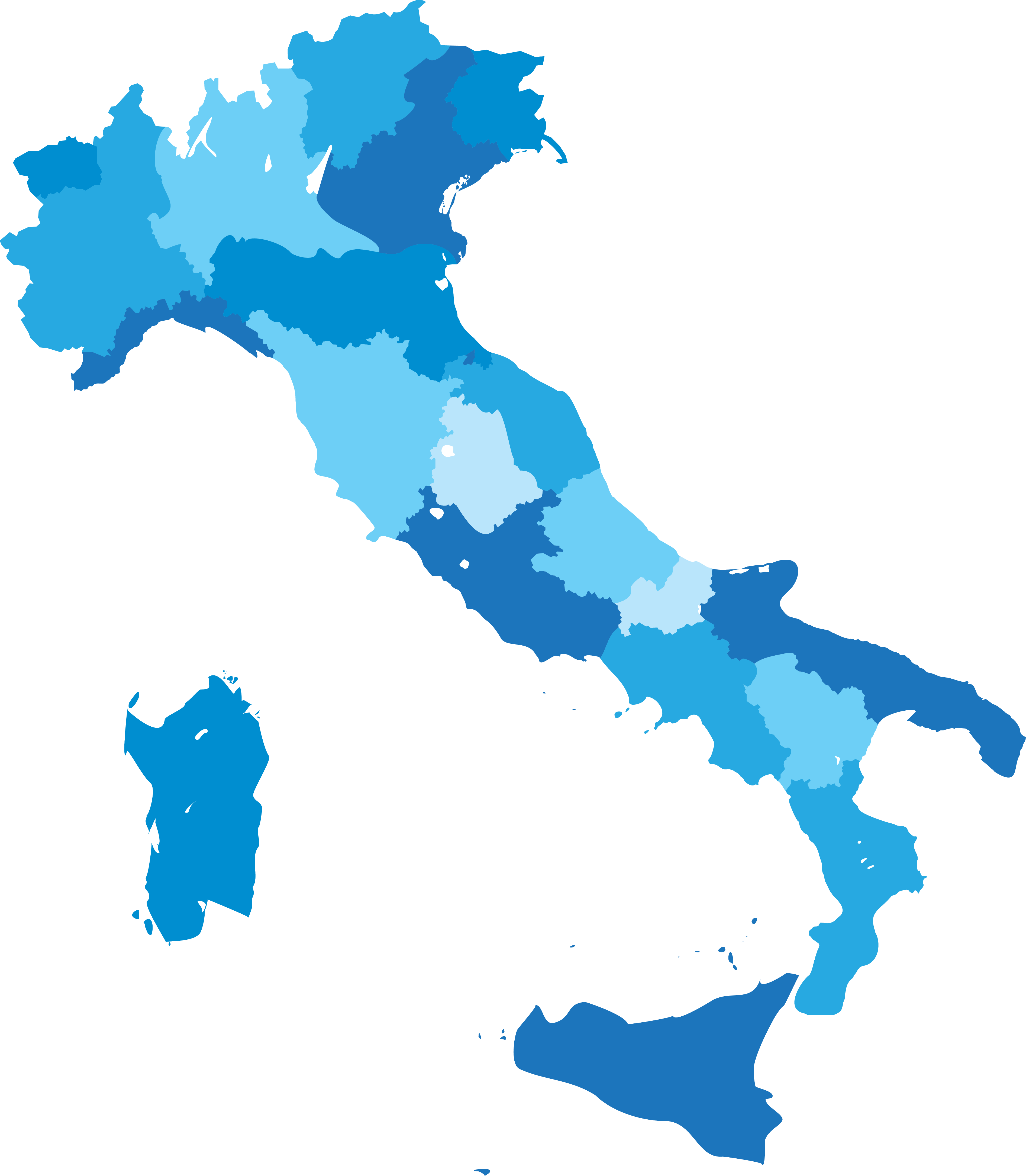 Mappa dell'Italia